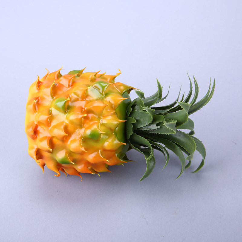 PU creative photography store props ornaments simulation pineapple fruit / vegetable food kitchen cabinet simulation decor HPG344