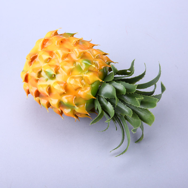 PU creative photography store props ornaments simulation pineapple fruit / vegetable food kitchen cabinet simulation decor HPG345