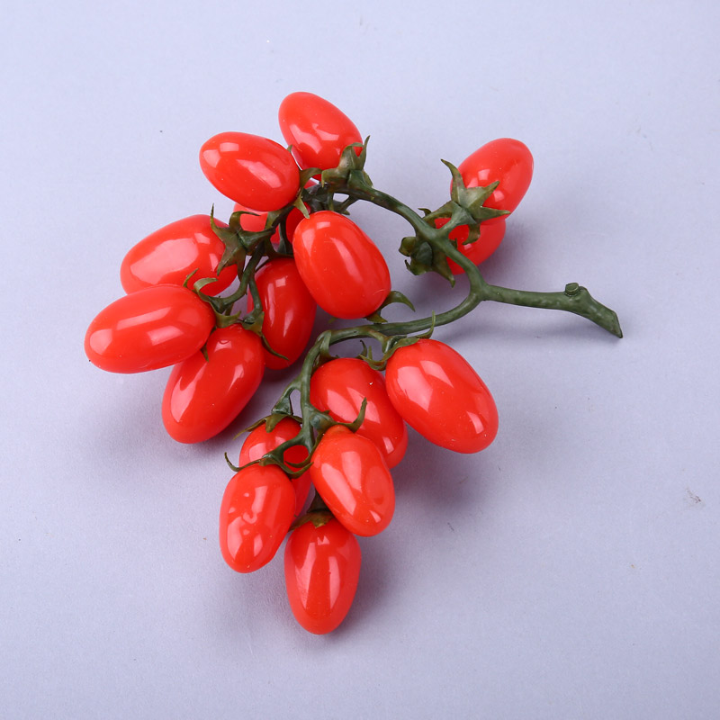 Cherry Tomatoes (red) creative decoration photography store props kitchen cabinet simulation simulation fruit / vegetable food decor HPG443