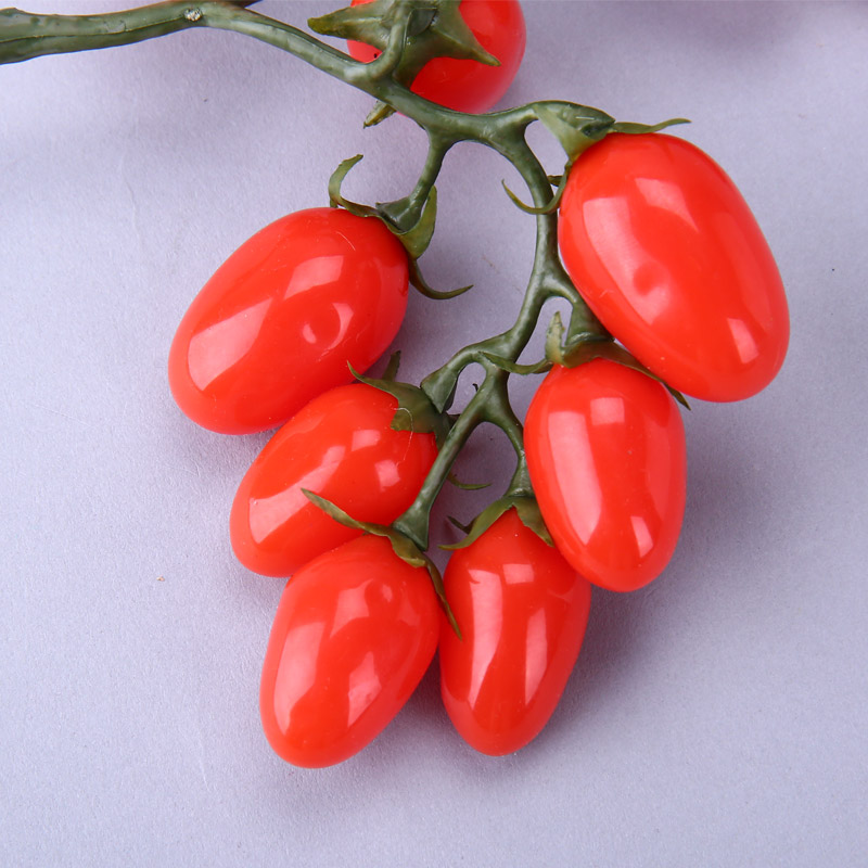 Cherry Tomatoes (red) creative decoration photography store props kitchen cabinet simulation simulation fruit / vegetable food decor HPG445
