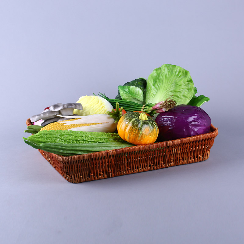 Vegetable package creative photography store props ornaments simulation kitchen cabinet simulation fruit / food vegetable decor HPG1112