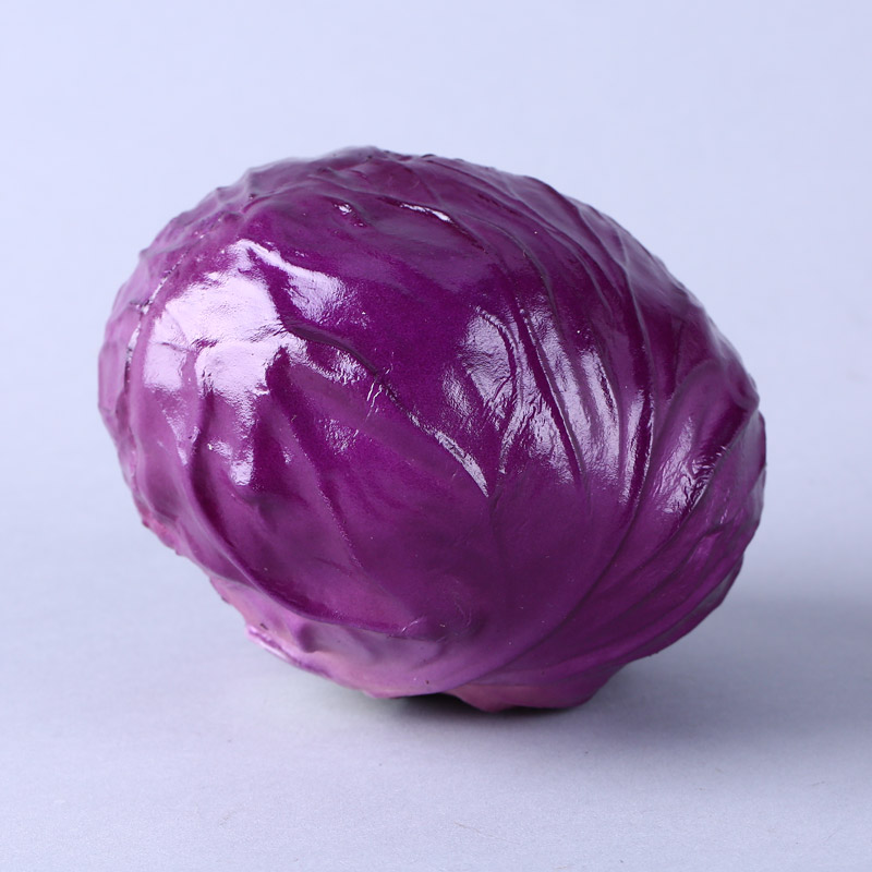 Purple cabbage creative photography store props ornaments simulation kitchen cabinet simulation fruit / food vegetable decor HPG971