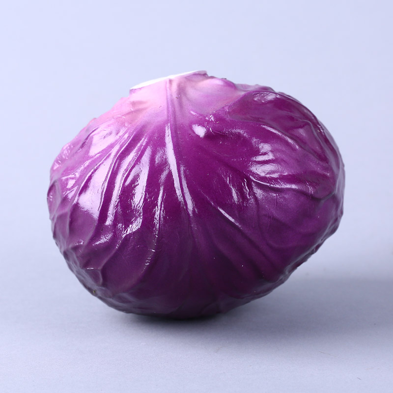 Purple cabbage creative photography store props ornaments simulation kitchen cabinet simulation fruit / food vegetable decor HPG972