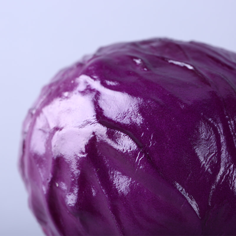 Purple cabbage creative photography store props ornaments simulation kitchen cabinet simulation fruit / food vegetable decor HPG975