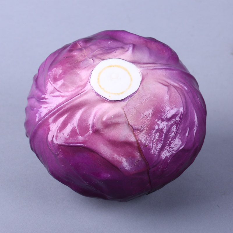 Purple cabbage creative photography store props ornaments simulation kitchen cabinet simulation fruit / food vegetable decor HPG974