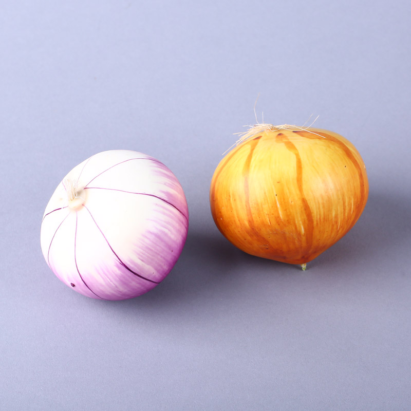 Onion creative photography store props ornaments simulation kitchen cabinet simulation fruit / food vegetable decor HPG1062