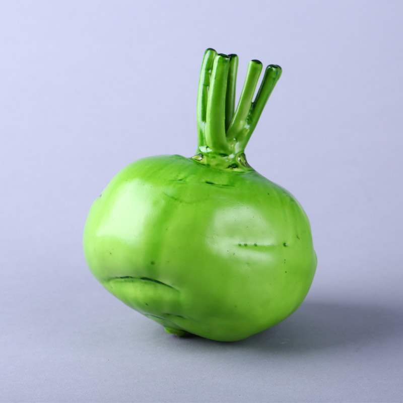 Green radish creative photography props store kitchen cabinet decoration simulation simulation fruit / vegetable food decor HPG985