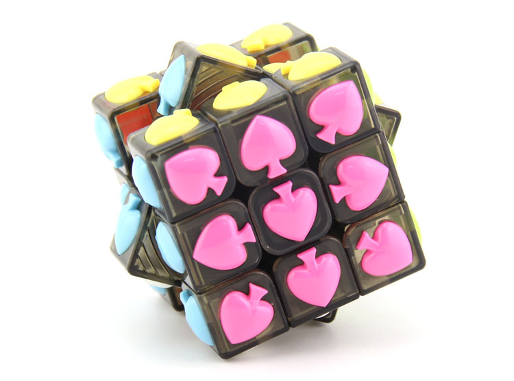 Ennova three order black Poker 3 order spades cube shaped cube Christmas gift toys7