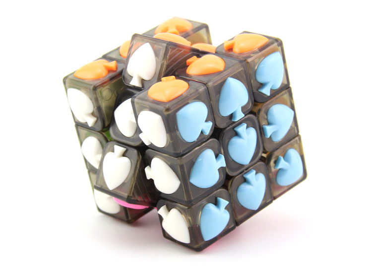 Ennova three order black Poker 3 order spades cube shaped cube Christmas gift toys5