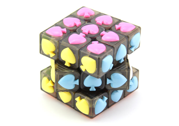 Ennova three order black Poker 3 order spades cube shaped cube Christmas gift toys8