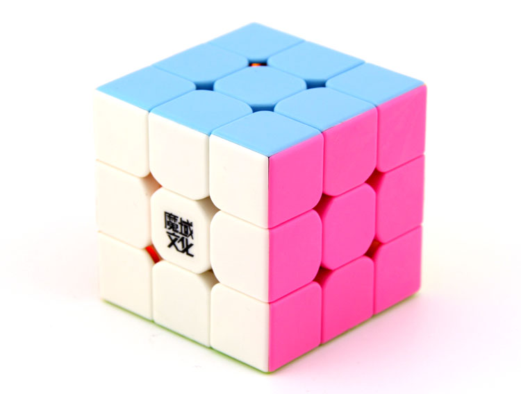 [magic culture, Hualong three pink color] Hualong three magic cube competition racing magic cube1