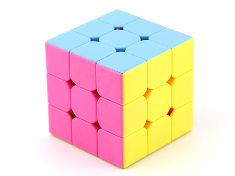[magic culture, Hualong three pink color] Hualong three magic cube competition racing magic cube2
