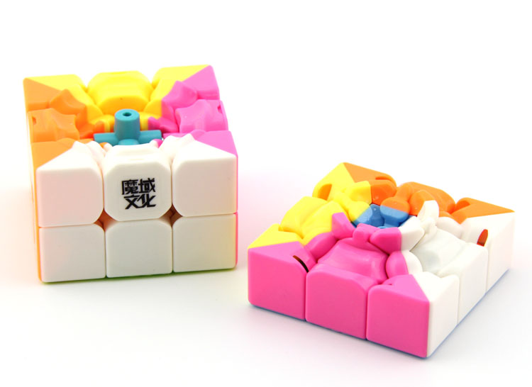 [magic culture, Hualong three pink color] Hualong three magic cube competition racing magic cube7