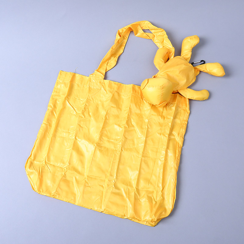 Small bear collection style environmental bag fashion simple pure color portable environmental bag lovely bag GY684
