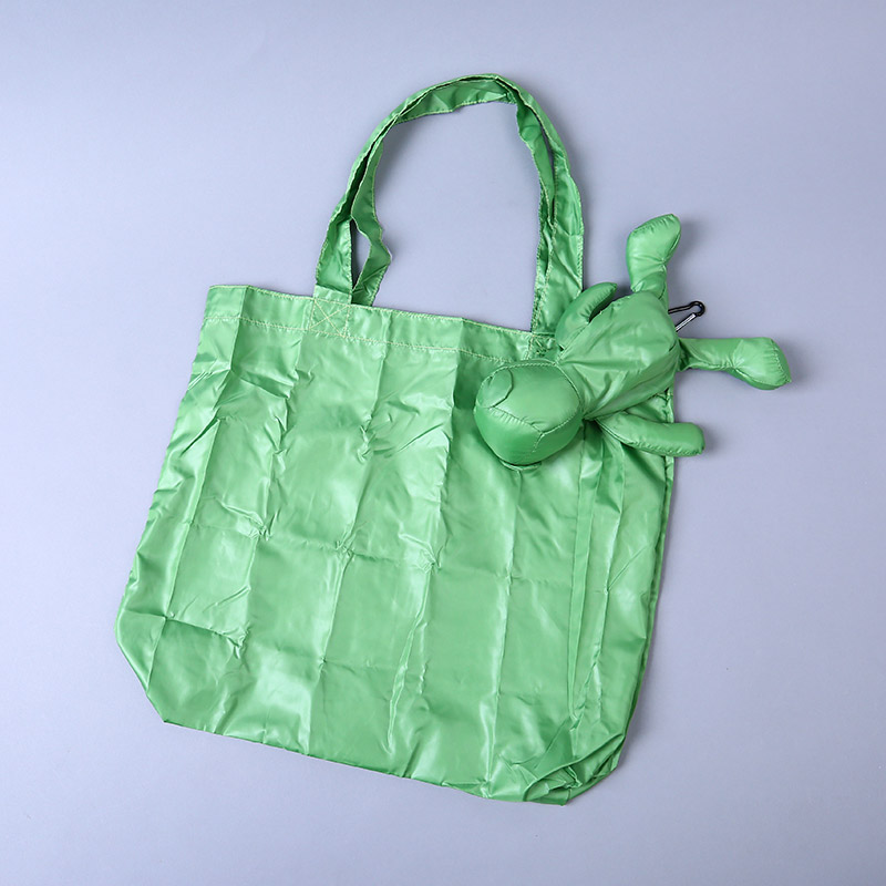 Small bear collection style environmental bag fashion simple pure color portable environmental bag lovely bag GY654