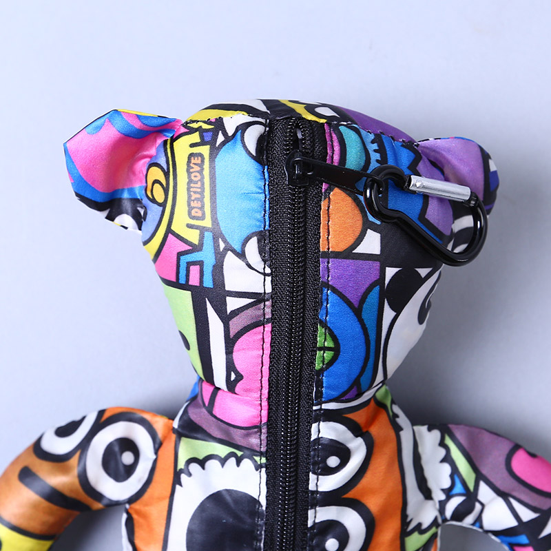 Small bear collection style environmental bag fashion, creative pattern, portable environmental bag, lovely bag GY735