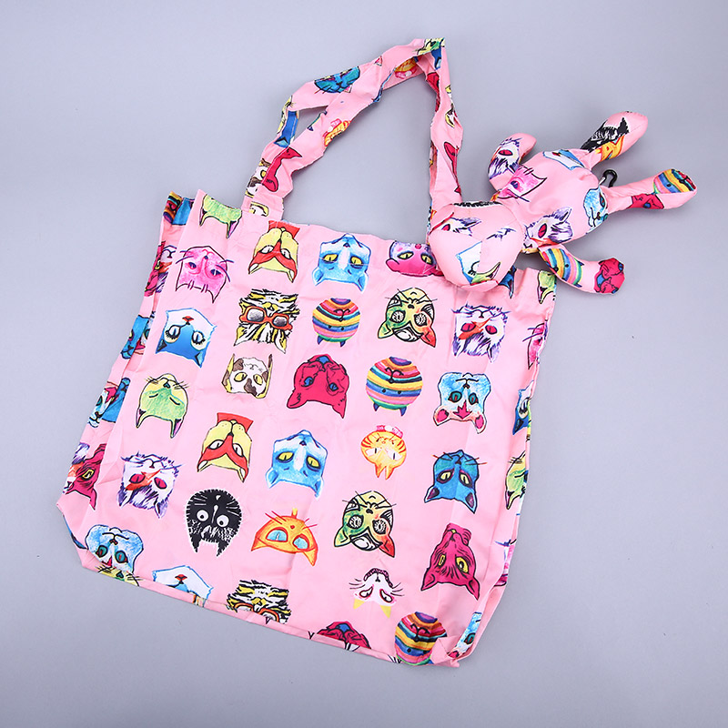 Small bear collection style environmental bag fashion, creative pattern, portable environmental bag, lovely bag GY284