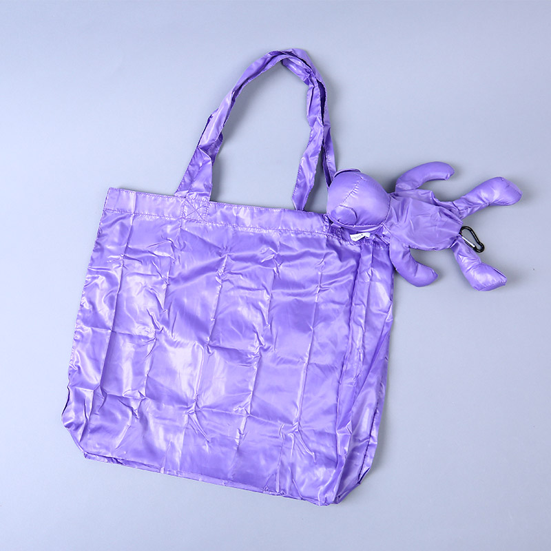 Small bear collection style environmental bag fashion simple pure color portable environmental bag lovely bag GY604