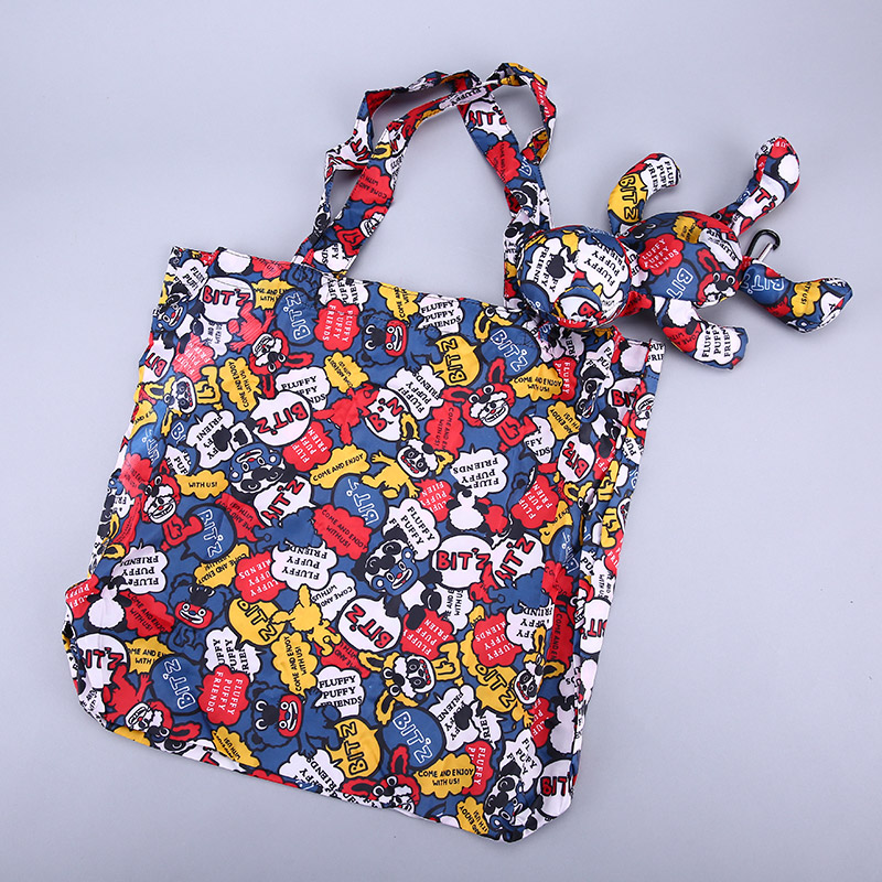 Small bear collection style environmental bag fashion, creative pattern, portable environmental bag, lovely bag GY364