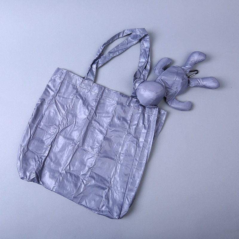 Small bear collection style environmental bag fashion simple pure color portable environmental bag lovely bag GY704