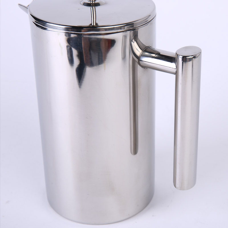 Double stainless steel household coffee pot method - tea filter press filter press pot pot of European coffee equipment ZS203