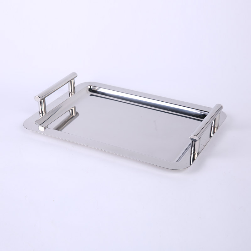 European style stainless steel tray creative modern high-grade decoration technology ZS10 stainless steel tray2