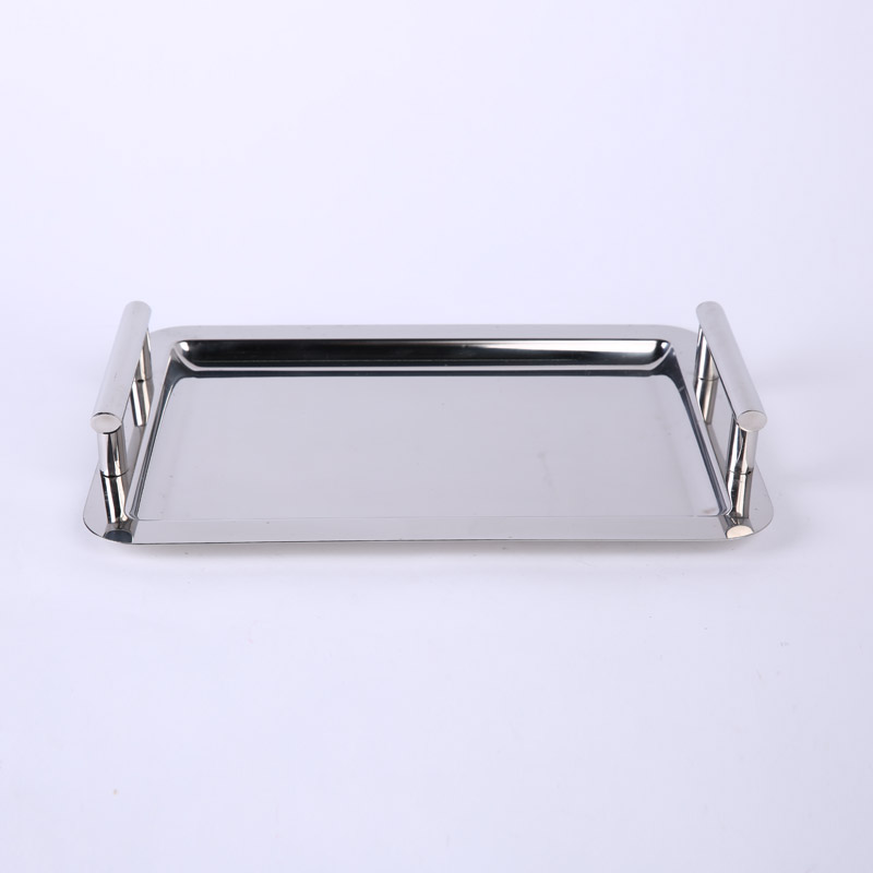 European style stainless steel tray creative modern high-grade decoration technology ZS10 stainless steel tray1