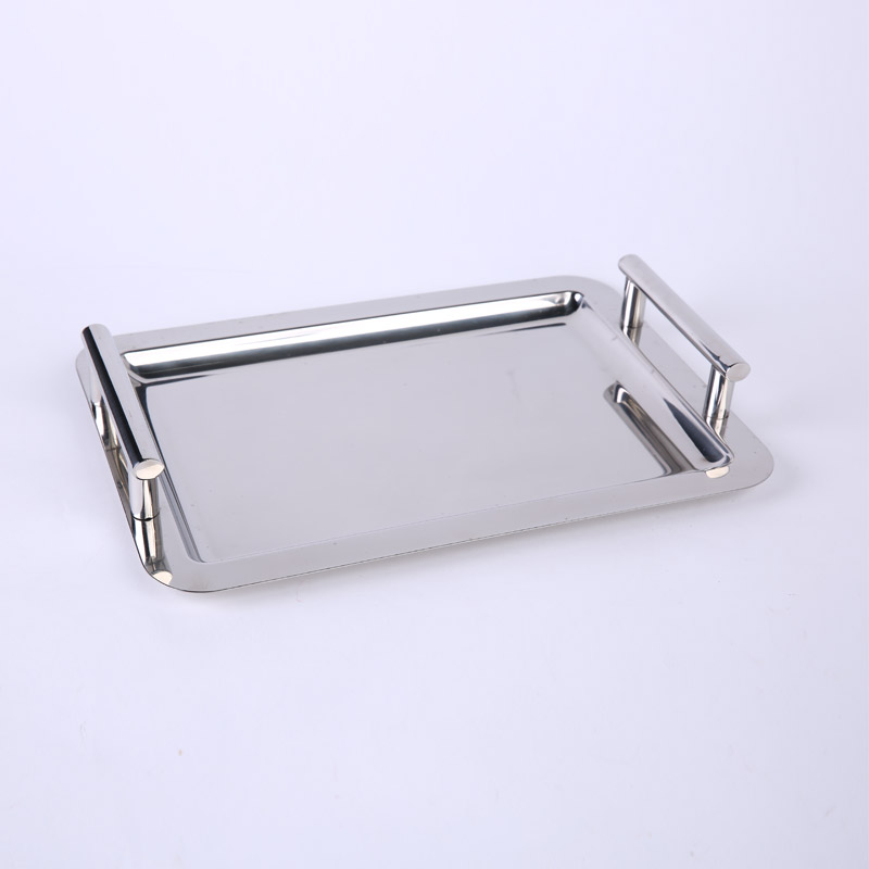 European style stainless steel tray creative modern high-grade decoration technology ZS10 stainless steel tray3