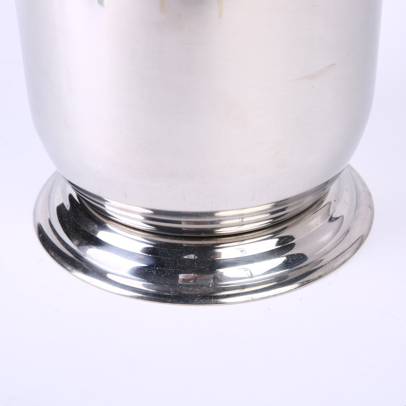 Japanese horn silver champagne bucket bucket bucket meal bar hall decoration Decor wine barrel ZS085