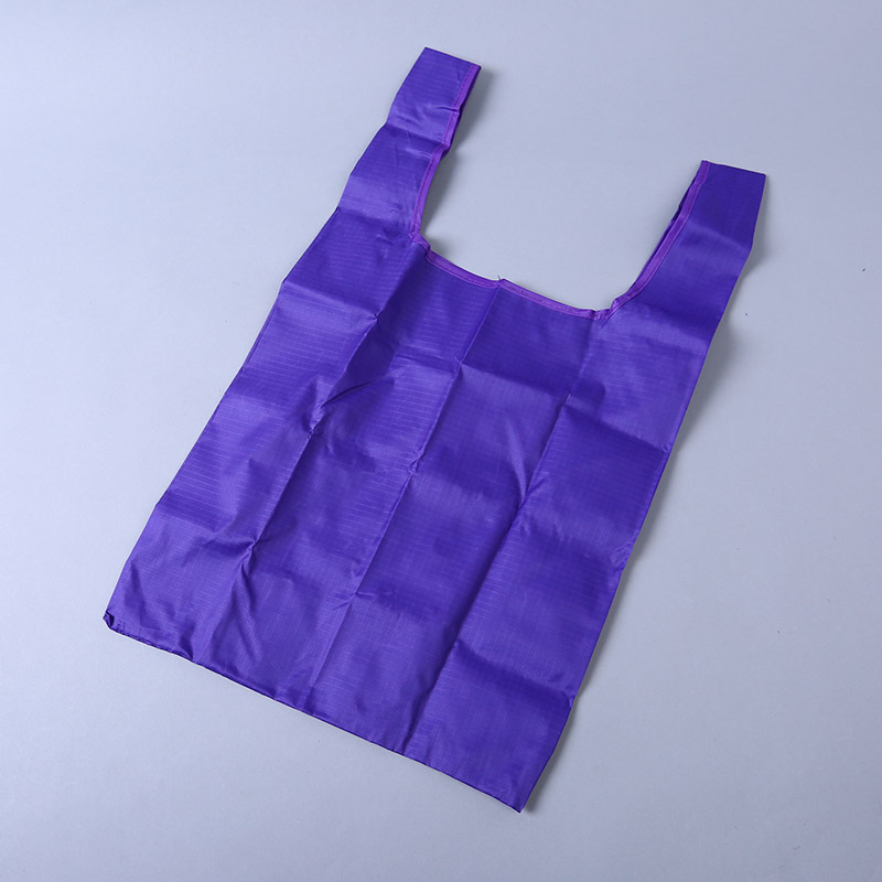 Foldable collection type environmental bag fashion simple and pure color portable vest GY895