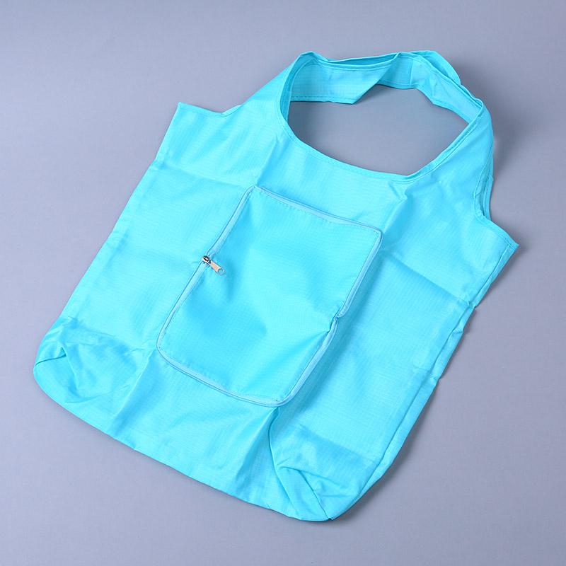 Foldable collection type environmental bag fashion simple and pure color rectangular portable vest GY994