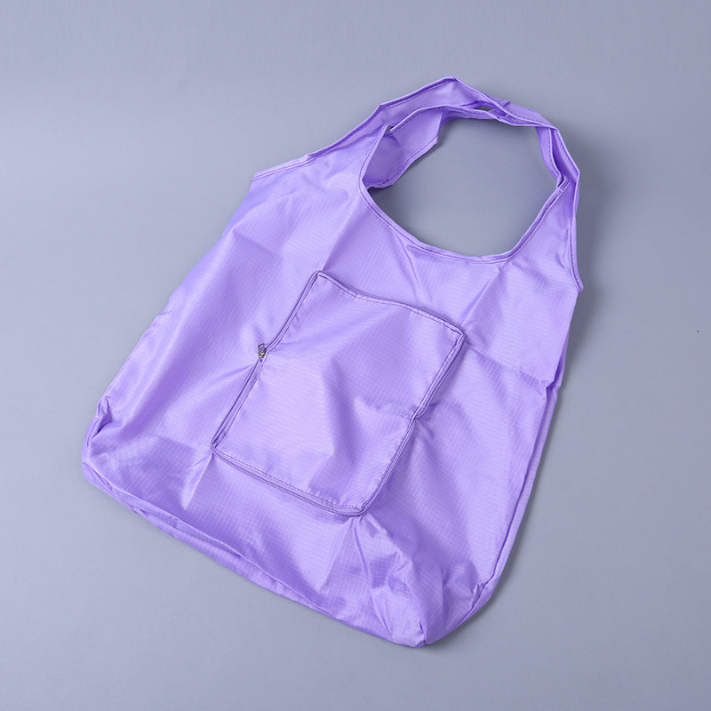 Foldable collection type environmental bag fashion simple and pure color rectangular portable vest GY964