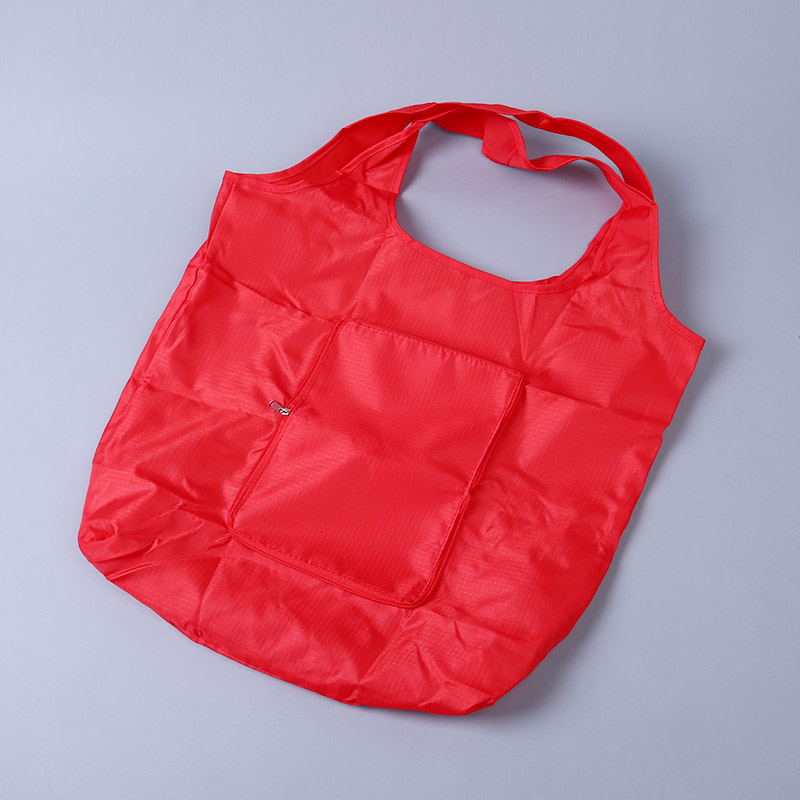 Foldable collection type environmental bag fashion simple and pure color rectangular portable vest GY954