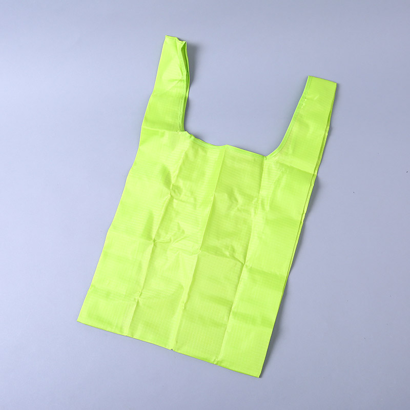 Foldable collection type environmental bag fashion simple and pure color portable vest GY844