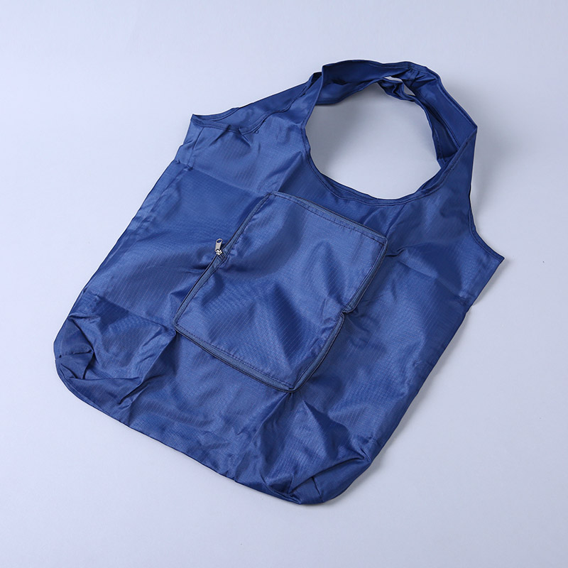 Foldable collection type environmental bag fashion simple and pure color rectangular portable vest GY974