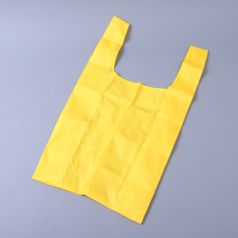 Foldable collection type environmental bag fashion simple and pure color portable vest GY885