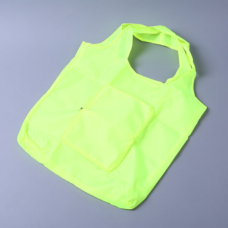 Foldable collection type environmental bag fashion simple and pure color rectangular portable vest GY984