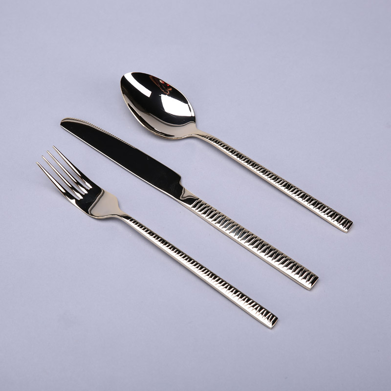 Horizontal main meal spoon knife and fork knife spoon three pieces of steak knife and spoon fork knife ZS27 package1