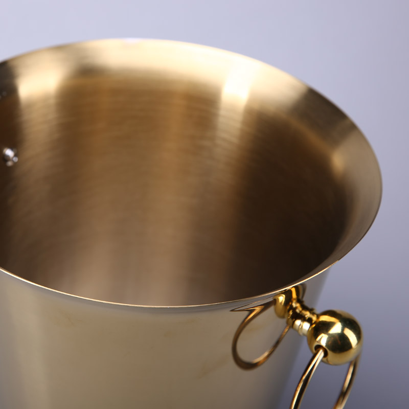 European ice bucket (golden) stainless steel ice bucket red wine bucket ice bucket champagne bucket ZS394