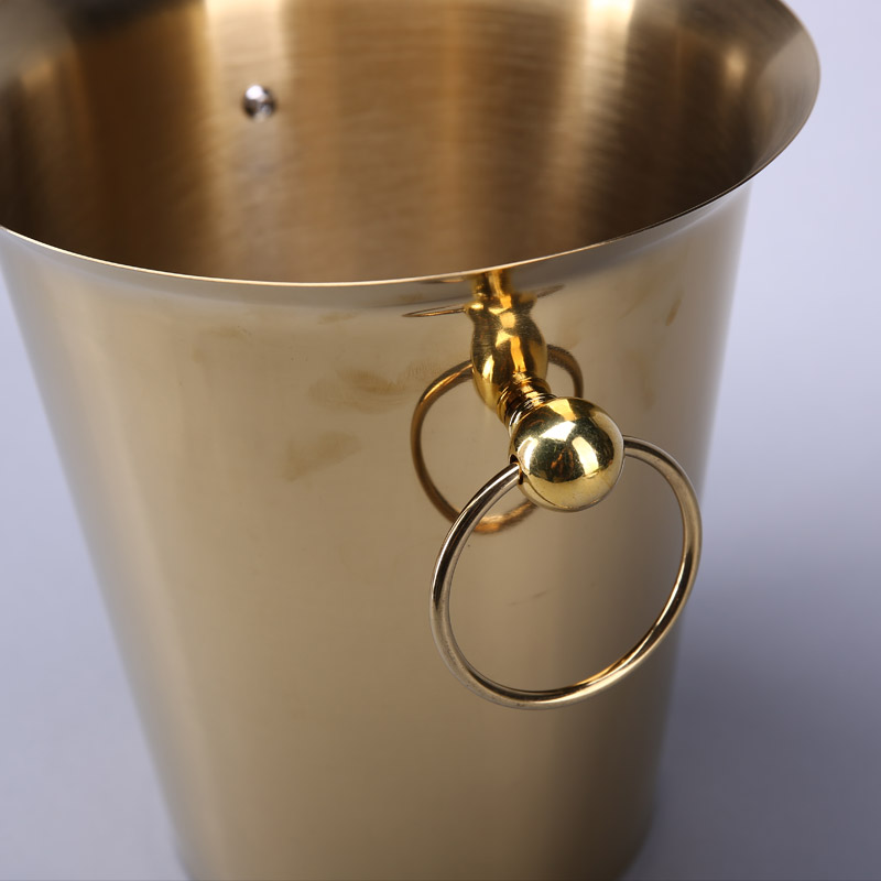 European ice bucket (golden) stainless steel ice bucket red wine bucket ice bucket champagne bucket ZS393