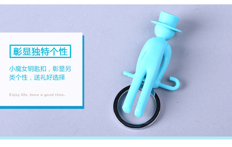 The magician Keychain blue magician creative Keychain fashion bag accessories gift Pendant HW204