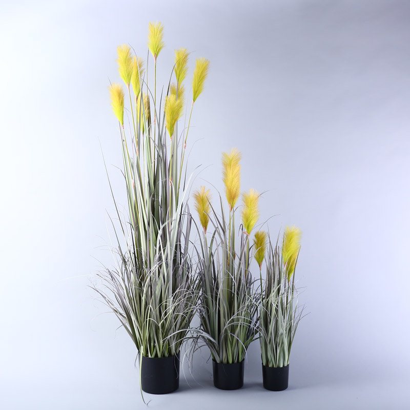 Simulation of flowers and plants to shoot prop decoration simulation plant potted plant simulation grass reed plant decoration JLW231