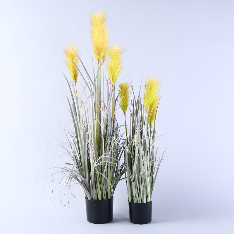 Simulation of flowers and plants to shoot prop decoration simulation plant potted plant simulation grass reed plant decoration JLW232