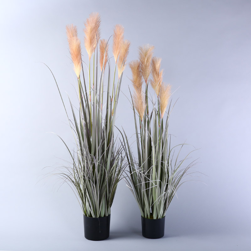 Simulation of flowers and plants to shoot prop decoration simulation plant potted plant simulation grass reed plant decoration JLW241