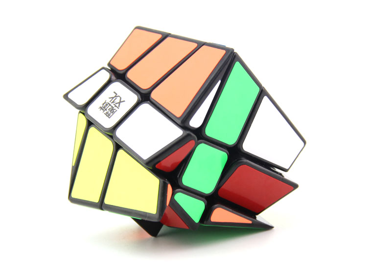 You crazy hot wheels] Moyu Hot Wheels Black white cube cube shaped cube8