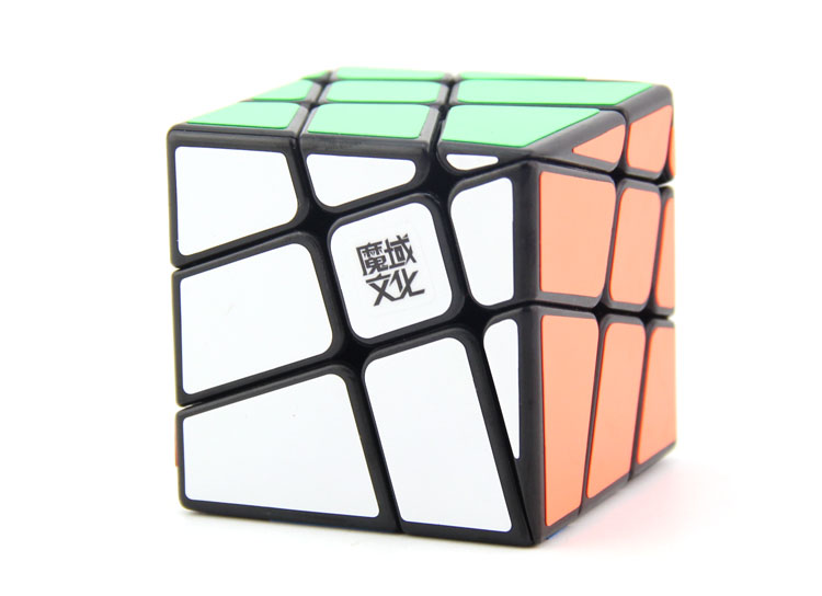 You crazy hot wheels] Moyu Hot Wheels Black white cube cube shaped cube3