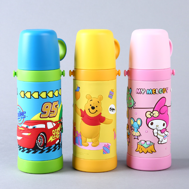 Cup cover portable thermal insulation Cup cartoon children heat preservation water cup water pot SFL2131