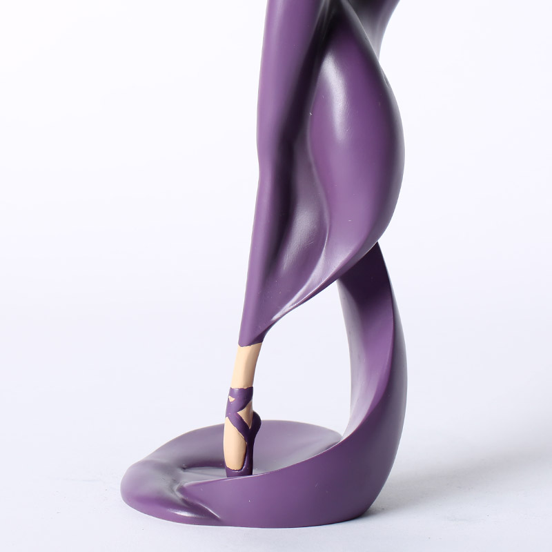 Purple ballet dancer British Ballet Dance Diva simple ornaments Home Furnishing decoration 030045