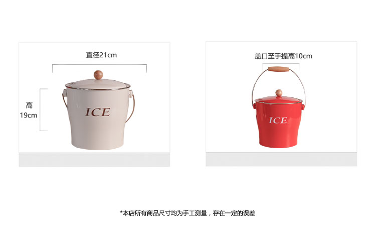 Carrier classic European style iron ice bucket bar KTV champagne bucket ice bucket outdoor red wine ice bucket T686 package2