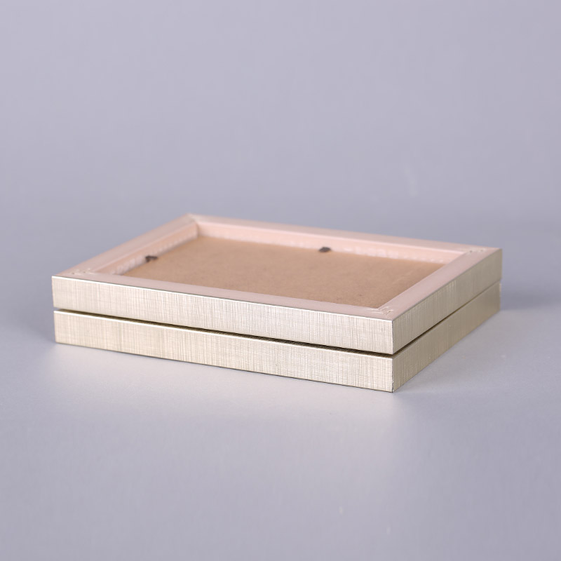 Simple golden folded rectangular wooden frame phase frame 008-2262